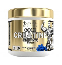 Креатин, Gold Creatine Chews, Kevin Levrone, 120 таблеток (Голубая малина)