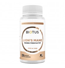 Їжовик гребінчастий, Lion`s Mane, Biotus,60 капсул