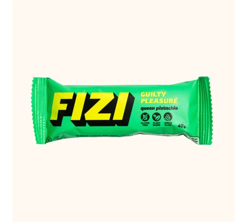 Протеїновий Батончик Guilty Pleasure, Fizi, 40 грам (Королівська Фісташка)