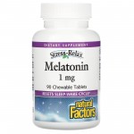 Мелатонин, Melatonin, Natural Factors, 1 мг, 90 таблеток Мелатонин, Melatonin, Natural Factors, 1 мг, 90 таблеток