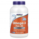 Риб'ячий жир, Омега-3, Omega-3 180 EPA/120 DHA, Now Foods, 200 гелевих капсул