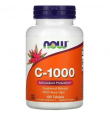 Витамин С, С-1000, Now Foods, 100 таблеток