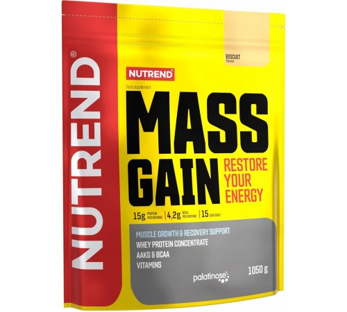 Гейнер, Mass Gainer, Nutrend, 1,05 кг (бісквіт)
