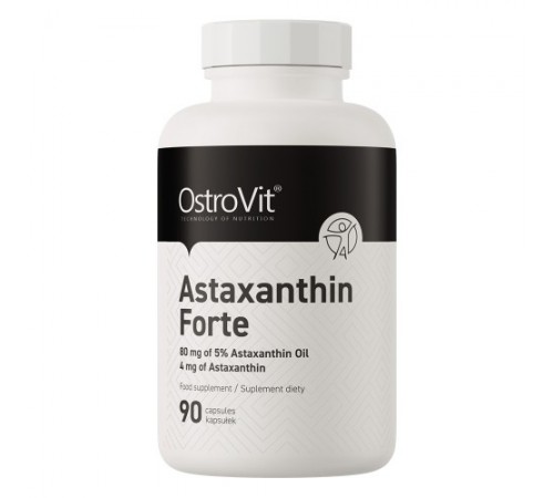 Астаксантин форте, Astaxanthin Forte, OstroVit, 90 капсул Астаксантин форте, Astaxanthin Forte, OstroVit, 90 капсул