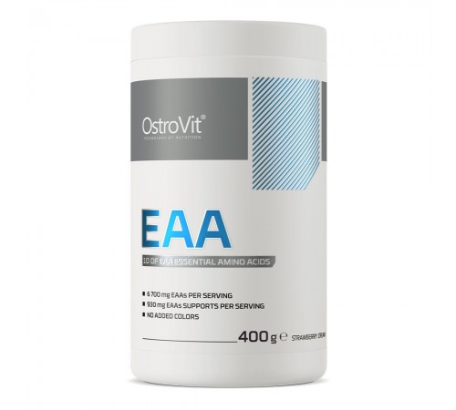 ЕAA, OstroVit, 400 грам (Клубничный крем) ЕAA, OstroVit, 400 грам (Клубничный крем)