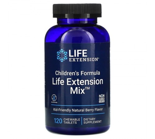 Мультивітаміни для дітей, Children's Formula Mix, Life Extension, 120 таблеток
