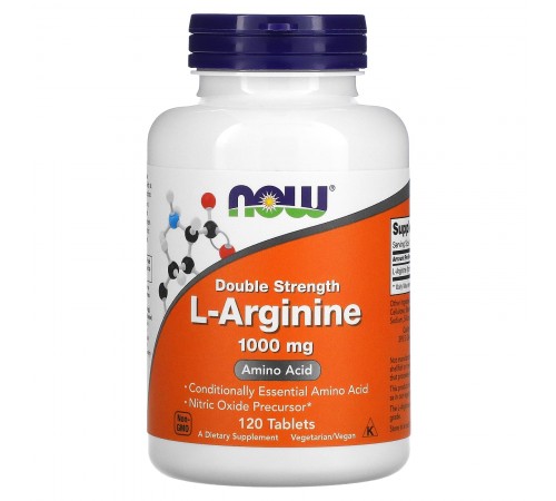 Л-Аргинин, L-Arginine, Now Foods, 1000 мг, 120 таблеток Л-Аргинин, L-Arginine, Now Foods, 1000 мг, 120 таблеток