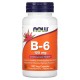 Витамин B6, Vitamin B-6, Now Foods, 100 мг, 100 вег. капсул