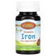 Железо для детей, Iron Kids, Carlson Labs, 15 мг, 30 таблеток (Клубника)