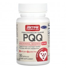 Пирролохинолинхинон, PQQ, Jarrow Formulas, 20 мг, 30 капсул