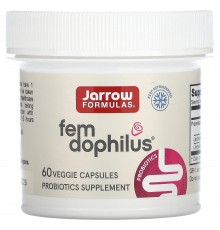 Жіночи пробіотики, Fem Dophilus, Jarrow Formulas, 5 млрд КУО, 60 рослинних капсул