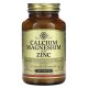 Кальций, магний, цинк, Calcium Magnesium Plus Zinc, Solgar, 100 таблеток