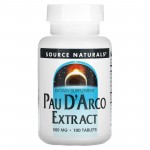 По Д`Арко, Pau D`Arco Extract,Source Naturals, 500 мг, 100 таблеток По Д`Арко, Pau D`Arco Extract,Source Naturals, 500 мг, 100 таблеток