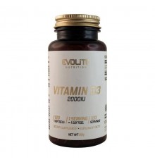 Витамин Д3, Vitamin D3, Evolite Nutrition, 2000 МЕ, 120 капсул