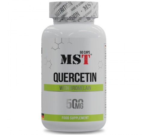 Кверцетин + Бромелайн, Quercetin + Bromelain, MST, 500 мг, 60 капсул Кверцетин + Бромелайн, Quercetin + Bromelain, MST, 500 мг, 60 капсул