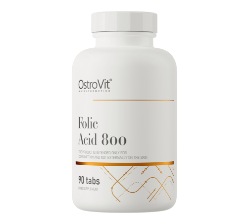 Фолиевая кислота, Folic Acid, OstroVit, 800 мг, 90 таблеток Фолиевая кислота, Folic Acid, OstroVit, 800 мг, 90 таблеток