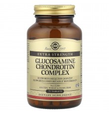 Комплекс Глюкозамин и Хондроитин, Glucosamine Chondroitin Complex, Solgar, 75 таблеток