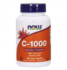 Вітамін С-1000, Vitamin C, Now Foods, 100 вег.капсул