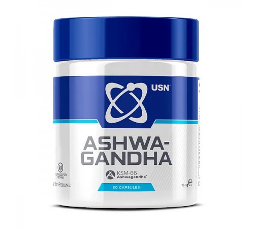 Ашваганда, Ashwagandha KSM-66, USN, 30 капсул