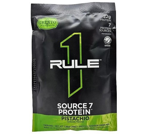 Протеин изолят, Protein Isolate, Rule 1, Фисташка, 39 грамм Протеин изолят, Protein Isolate, Rule 1, Фисташка, 39 грамм