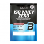 Изолят сывороточного протеина, Iso Whey Zero, BioTech, 25 грамм, (Клубника) Пробник