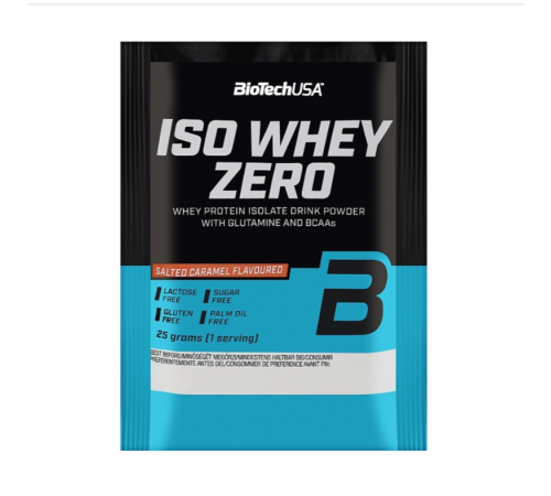 Изолят сывороточного протеина, Iso Whey Zero, BioTech, 25 грамм (Соленая карамель) Изолят сывороточного протеина, Iso Whey Zero, BioTech, 25 грамм (Соленая карамель)