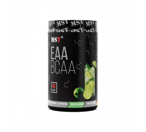 Аминокислоты, BCAA и EAA Zero, MST, 520 грамм (Мохито) Аминокислоты, BCAA и EAA Zero, MST, 520 грамм (Мохито)