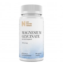 Магний глицинат, Magnesium Glycinate, MyNutriWeek, 60 капсул