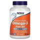 Омега-3, Omega-3 Fish Oil, Now Foods, 1000 мг, 180 EPA/120 DHA, 200 капсул
