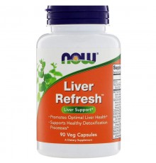 Підтримка печінки, Liver Refresh, Now Foods, 90 капсул