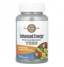 Мультивитамины для подростков, Enhanced Energy For TEEN, KAL, 60 таблеток
