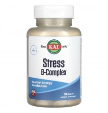 Стресс Б-комплекс, Stress B-Complex, KAL, 100 таблеток
