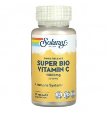 Супер Біо Вітамін С, Super Bio Vitamin C,Solaray, 1000 мг, 60 капсул
